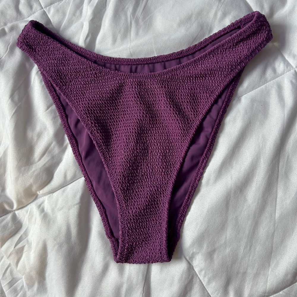 Purple PacSun bikini bottoms